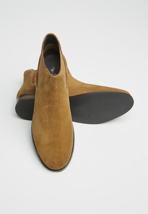 POLO - Chelsea suede boot - tan