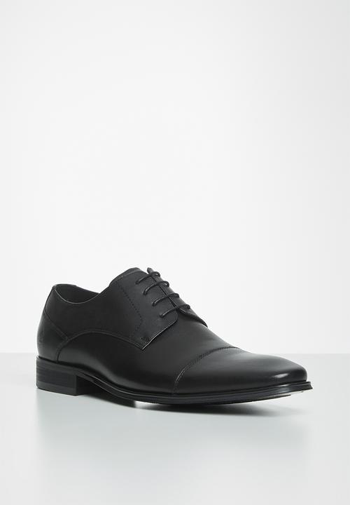 POLO - Mike toe cap lace up formal - black