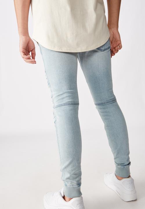 Factorie - Semi cuffed denim jean - blue