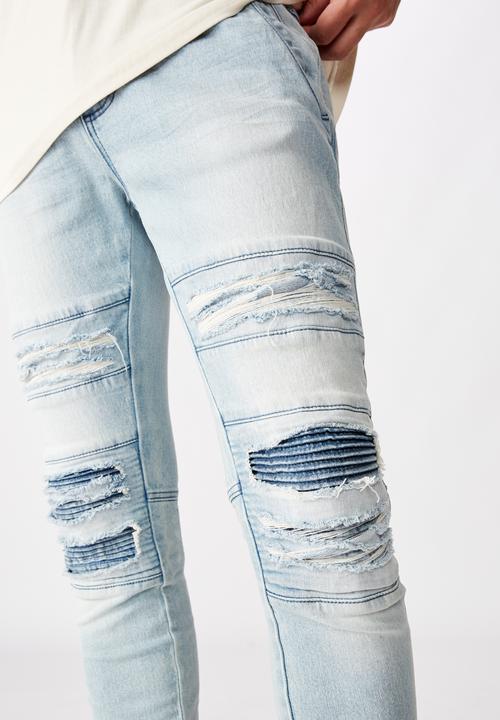 Factorie - Semi cuffed denim jean - blue