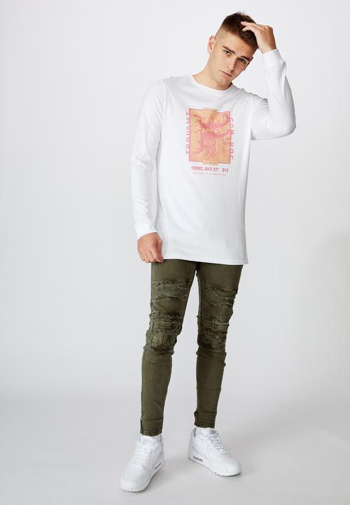 Factorie - Semi cuffed denim jean - khaki