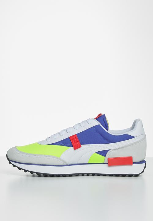 PUMA - Rider play on - Puma white-yellow alert