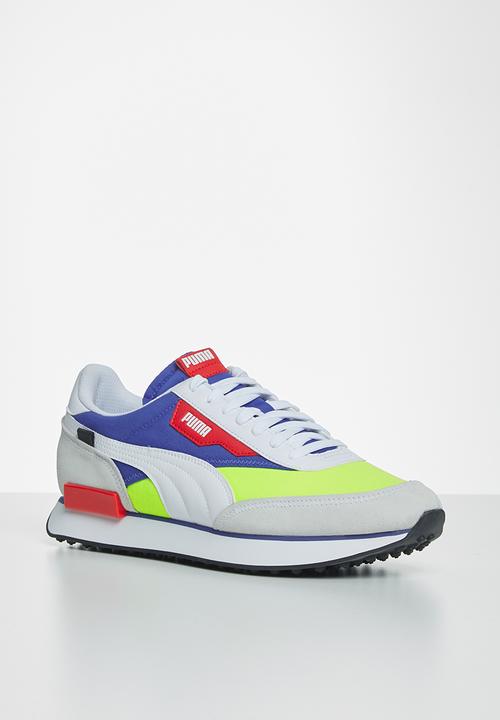 PUMA - Rider play on - Puma white-yellow alert