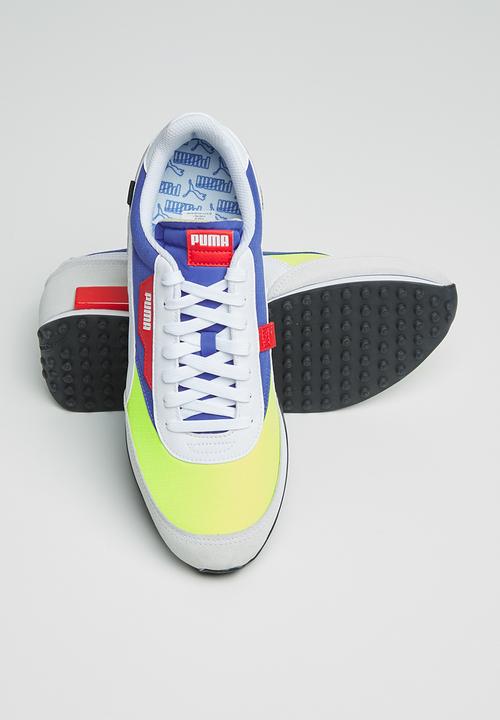 PUMA - Rider play on - Puma white-yellow alert