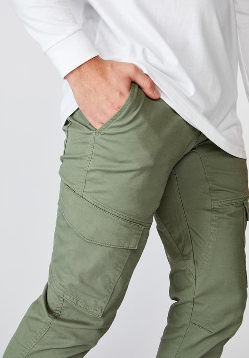 Factorie - Utility pocket pant - khaki