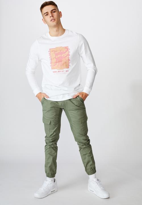 Factorie - Utility pocket pant - khaki
