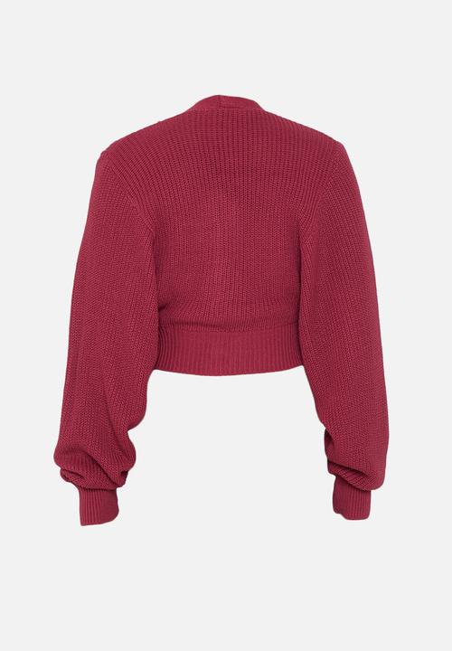 Glamorous - Petite cropped cardi - pink