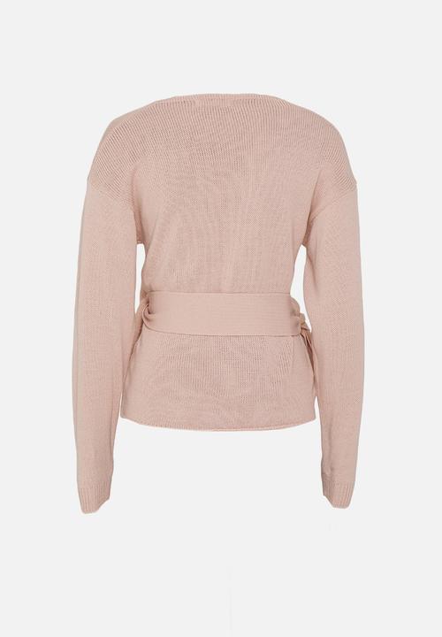 Glamorous - Petite wrap knit - pink