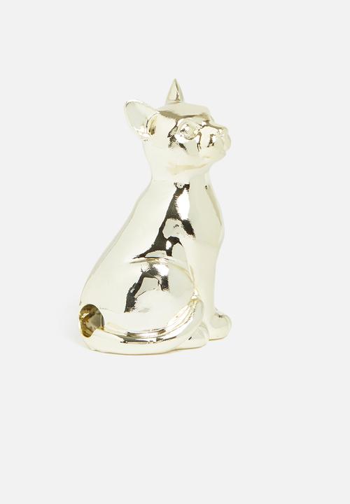 Typo - Resin sharpener - gold cat