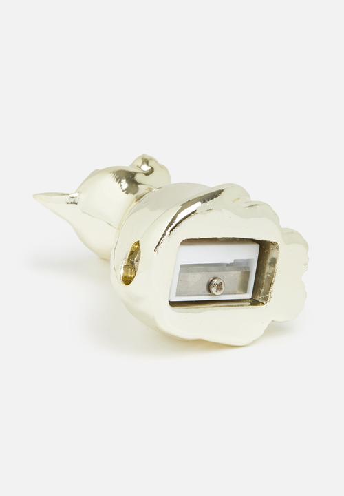 Typo - Resin sharpener - gold cat