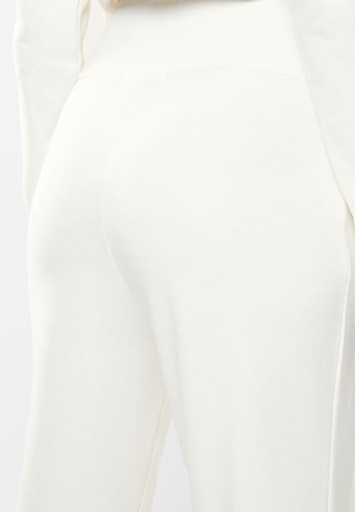 Superbalist - Maternity stretch fleece bottoms - milk