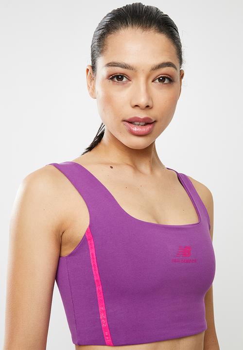 New Balance  - Tokyo night crop top - purple