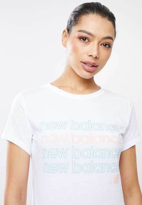 New Balance  - Classic repeat tee - white