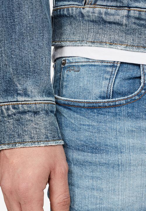 G-STAR - 3301 slim fit jeans -  blue
