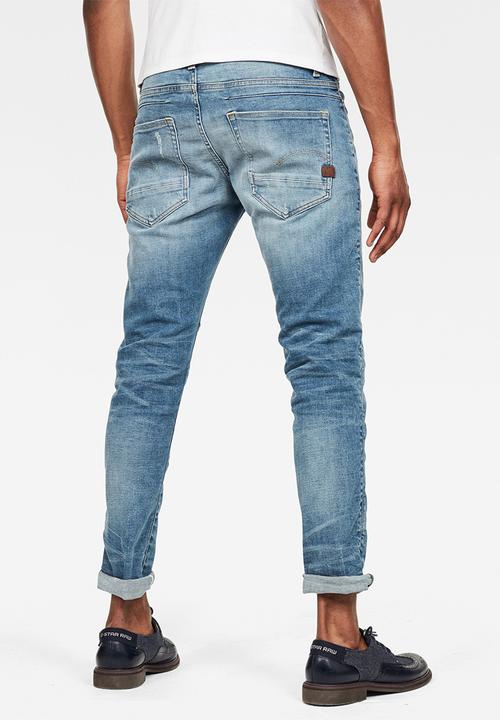 G-STAR - D-staq 5 pocket slim fit jeans - blue