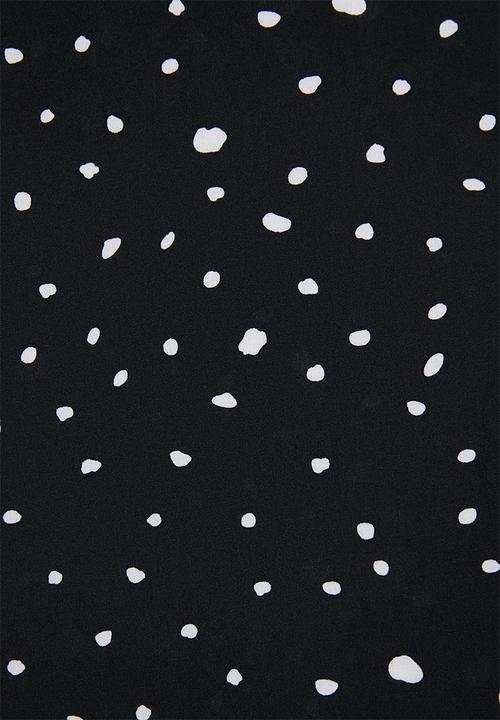 edit Plus - Aop hanky hem skirt (plus) - black & white 