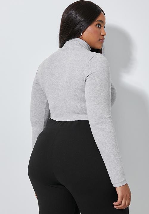 Superbalist - Rib poloneck - grey 