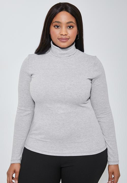 Superbalist - Rib poloneck - grey 
