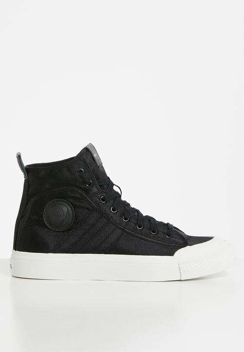 Diesel  - S-astico mid lace w - sneaker mid - black