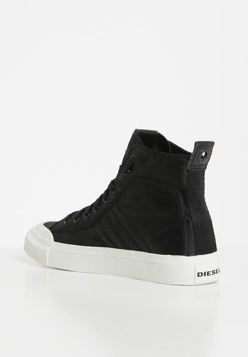 Diesel  - S-astico mid lace w - sneaker mid - black