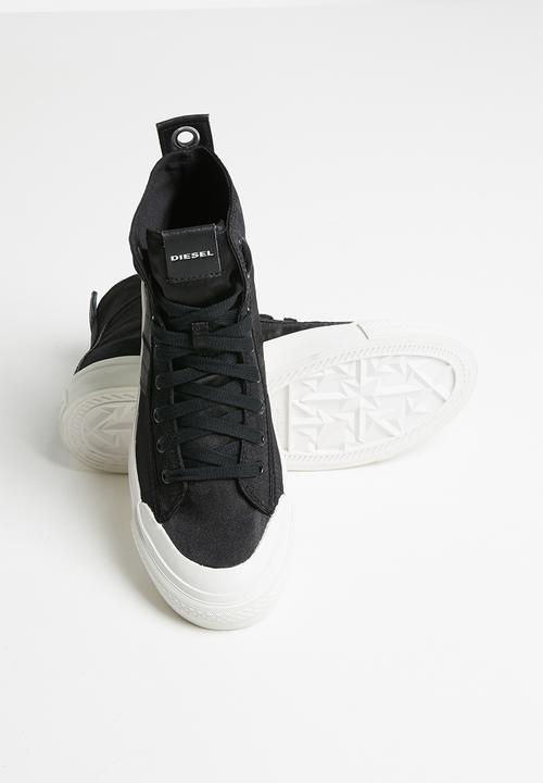 Diesel  - S-astico mid lace w - sneaker mid - black