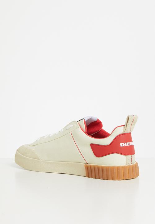 Diesel  - S-bully LC sneakers - tofu & fiery red