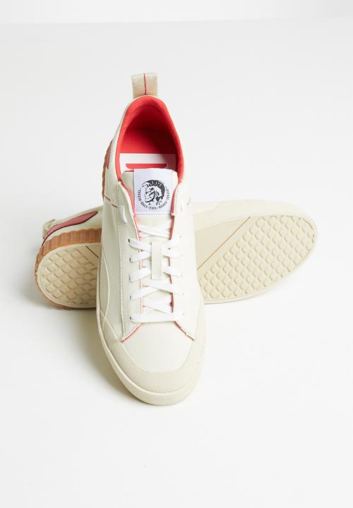 Diesel  - S-bully LC sneakers - tofu & fiery red