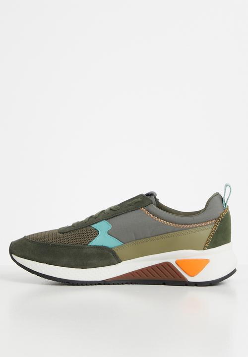 Diesel  - S-kb low lace ii sneakers - olive night & aloe