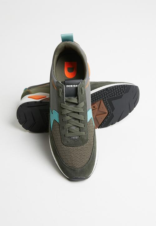 Diesel  - S-kb low lace ii sneakers - olive night & aloe