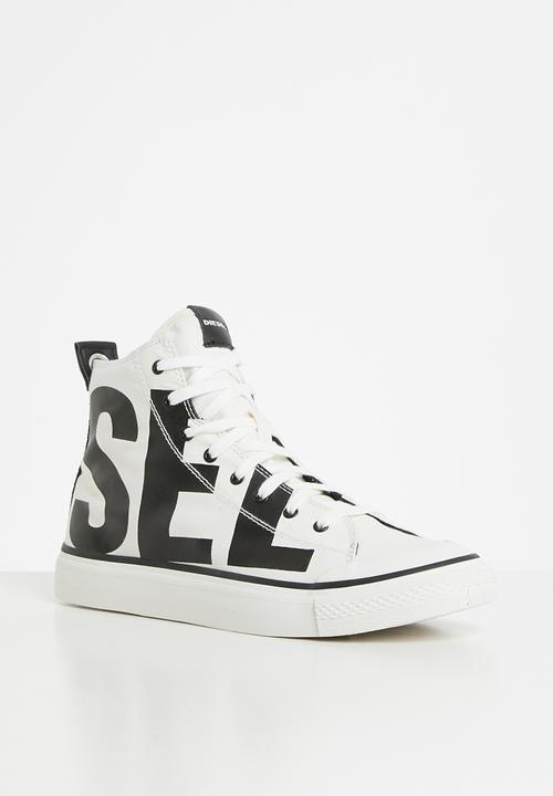 Diesel  - S-astico mc sneaker - star white & black