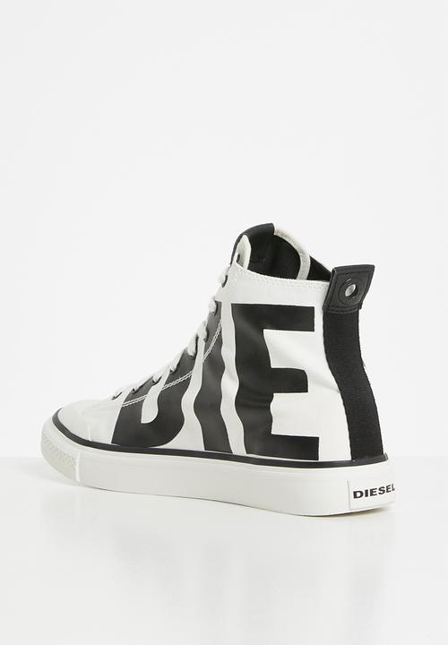 Diesel  - S-astico mc sneaker - star white & black