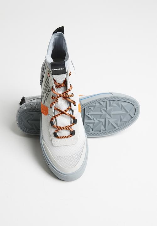 Diesel  - S-dese mid rc sneakers - star white & dirty
