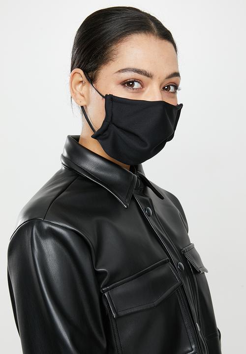 Superbalist - 2 Pack Fabric mask - polka dot & black