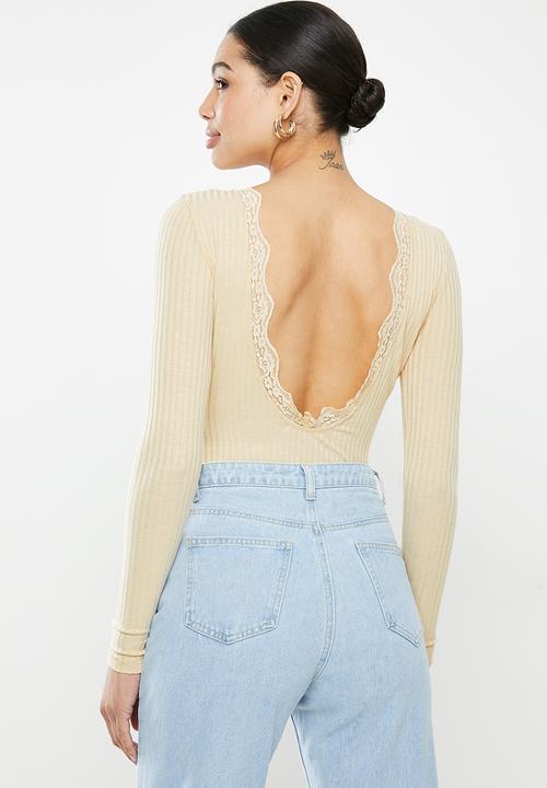 Glamorous - Open back bodysuit - neutral