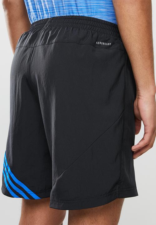 adidas Performance - Run it 3s shorts - black & blue