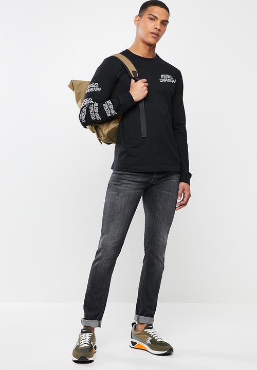 Diesel  - Diego long sleeve tee - black