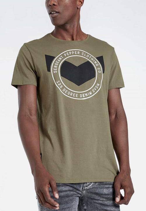 S.P.C.C - Barrow straight hem logo tee - green 