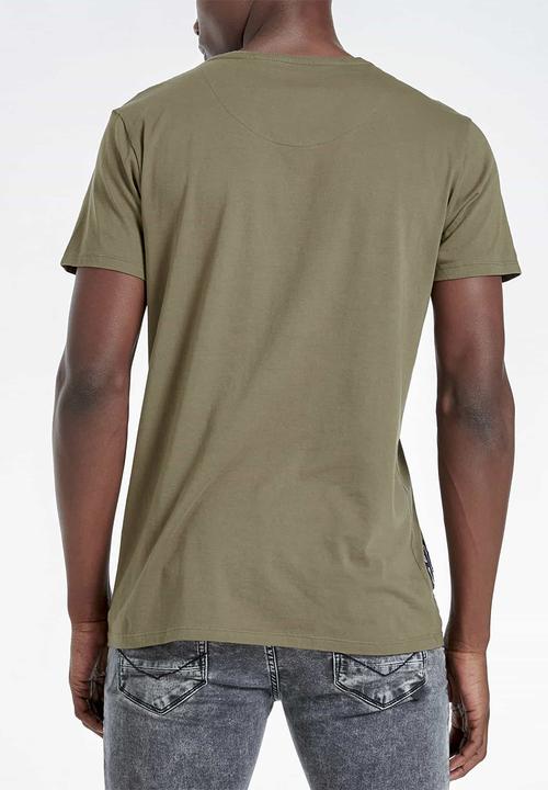 S.P.C.C - Barrow straight hem logo tee - green 