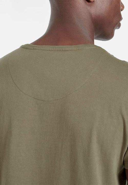 S.P.C.C - Barrow straight hem logo tee - green 