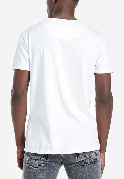 S.P.C.C - Breton straight hem tee - white