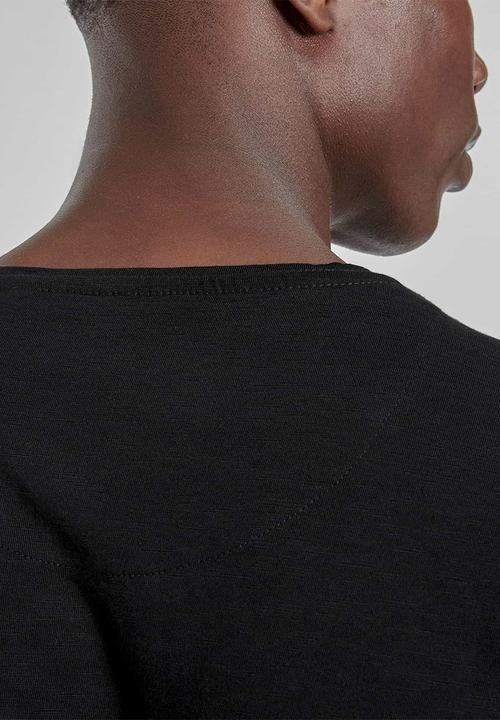 S.P.C.C - Breton straight hem tee - black