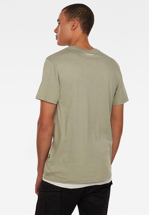 G-STAR - Collegic graphic pocket short sleeve tee - lt orphus
