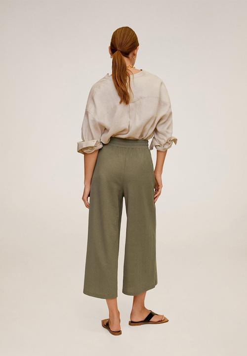 MANGO - Thalia trousers - khaki