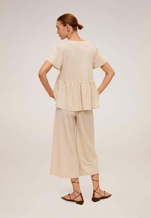 MANGO - Thalia trousers - beige