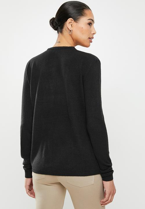 edit - Classic cardi - black