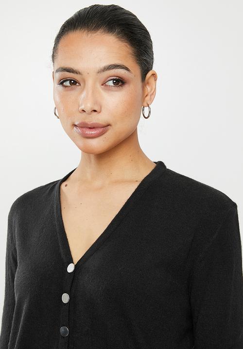 edit - Classic cardi - black
