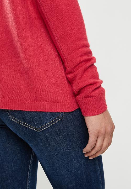 edit - Classic cardi - red