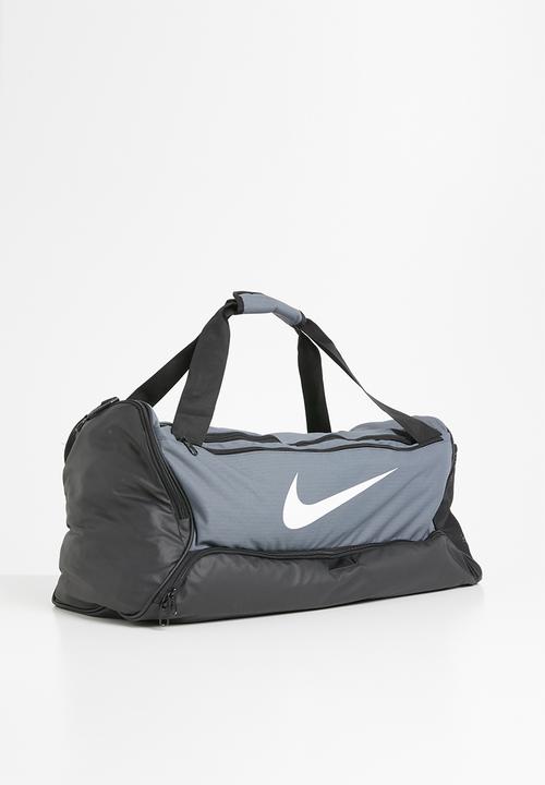 Nike - Nike brasilia duffel bag - grey & black