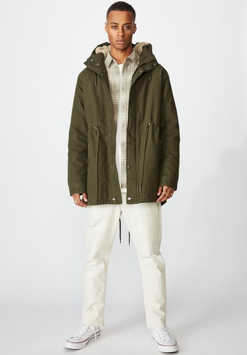 Cotton On - Hooded parka - khaki