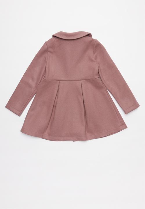 Superbalist Kids - Girls melton jacket - mauve